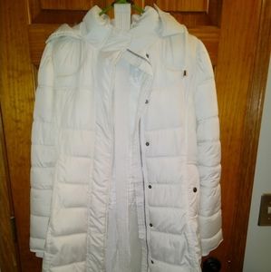White winter coat